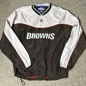 Reebok On Field Cleveland Browns Jacket Men’s M Pullover Windbreaker NFL